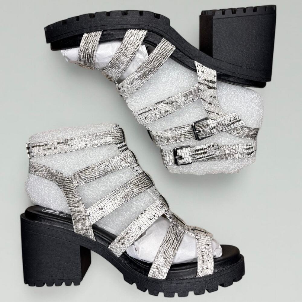 Dirty Laundry Fun Stuff Gladiator Heeled Sandal in White - Picture 6 of 8